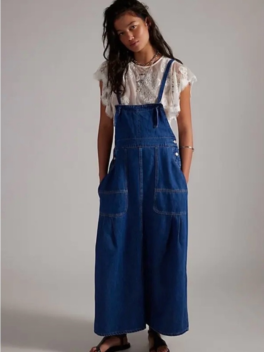 We The Free Arabella Denim One-Piece Skirtall